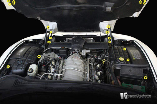 Chevrolet C5 Corvette & Z06 (1997-2004) Titanium Engine Bay Kit - Graveyard Performance