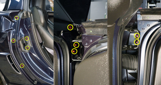 Titanium Hardware Door Kit - Chevrolet Corvette C6 (2005-2013) - Graveyard Performance