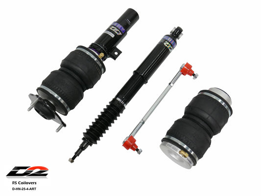 D2 Racing Air Struts w/ VERA Evo Bluetooth Management 17+ Honda Civic