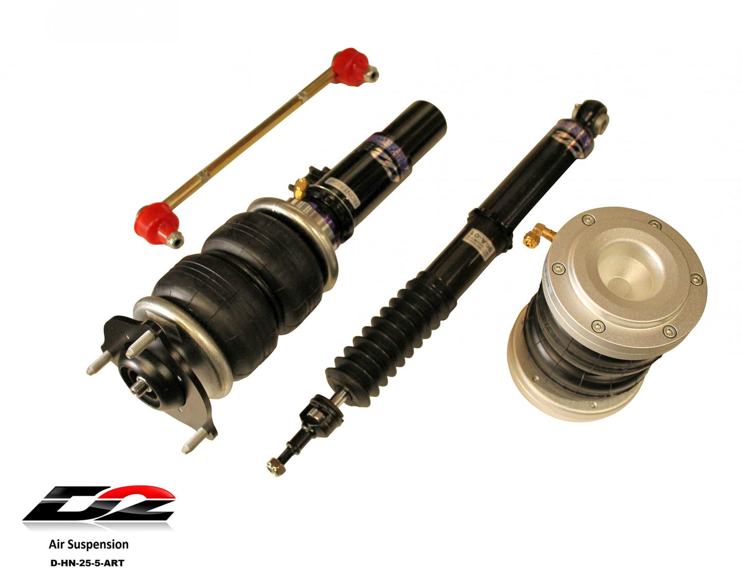 D2 Racing Air Struts 17+ Honda Civic Si 18+ Honda Accord - Graveyard Performance