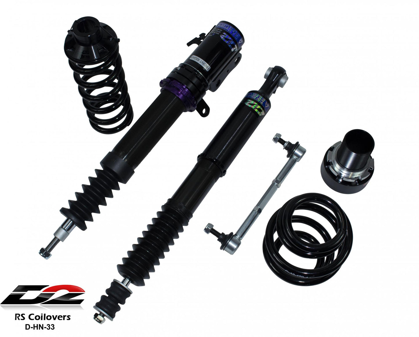 D2 Racing RS Coilovers 07+ Honda Fit 2010+ Honda CRZ