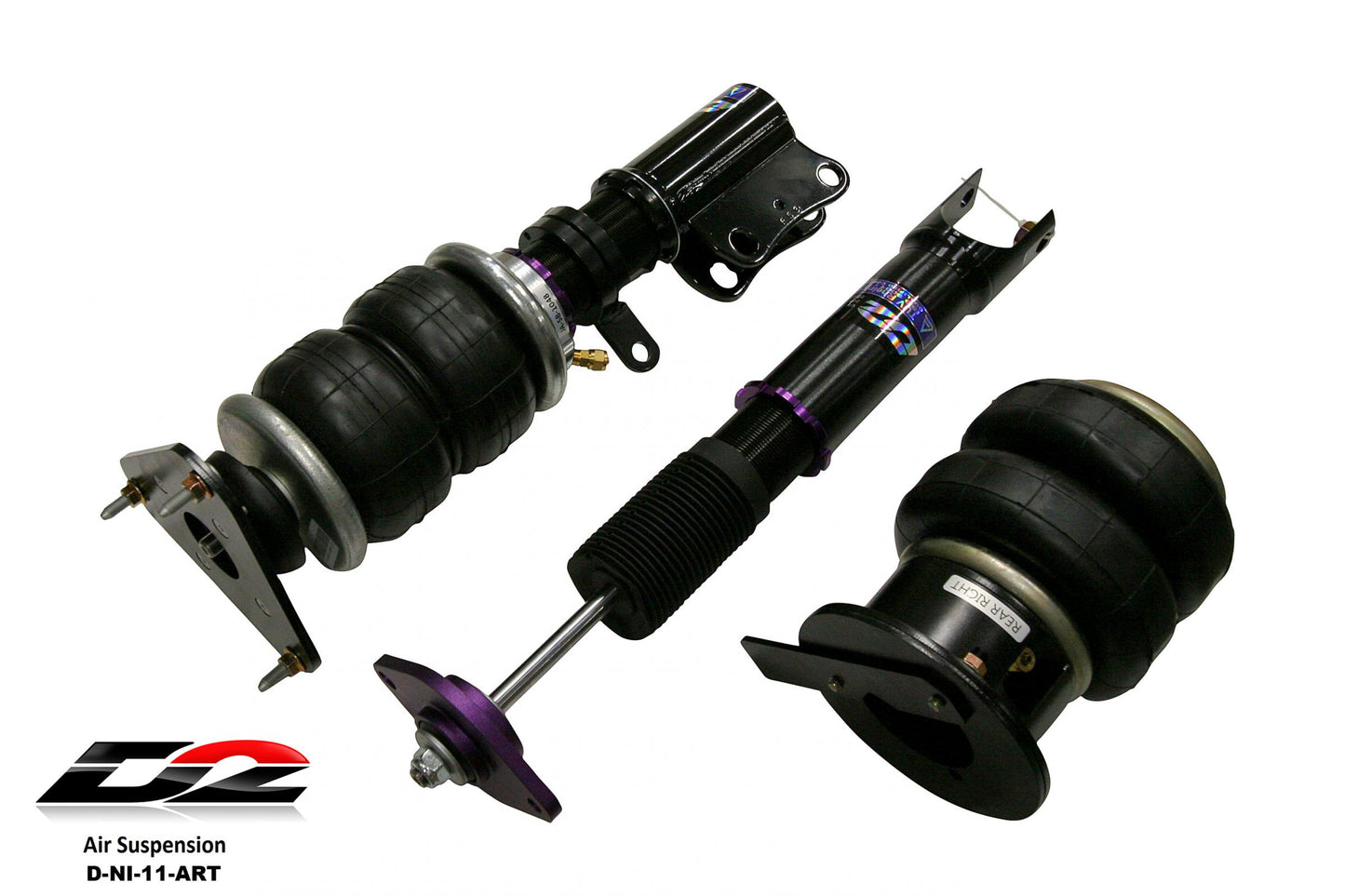 D2 Racing Air Struts w/ VERA Basic Management 07-18 Nissan Altima 09+ Nissan Maxima