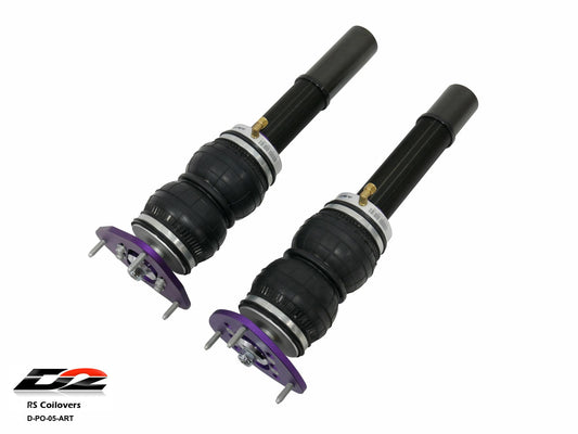 D2 Racing Air Struts w/ VERA Element Management 96-04 Porsche Boxster RWD - Graveyard Performance