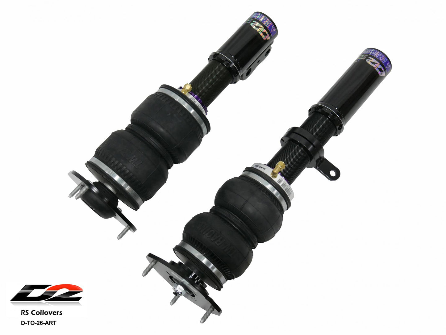 D2 Racing Air Struts 1988-2002 Toyota Corolla 1989-2002 Chevrolet Prizm - Graveyard Performance