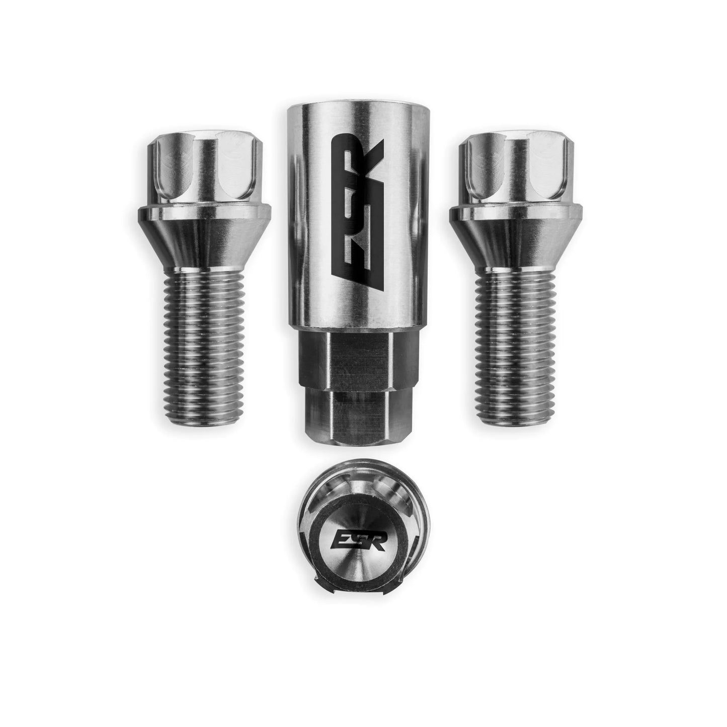 ESR COLD FORGED TITANIUM LUG BOLTS - CONICAL SEAT
