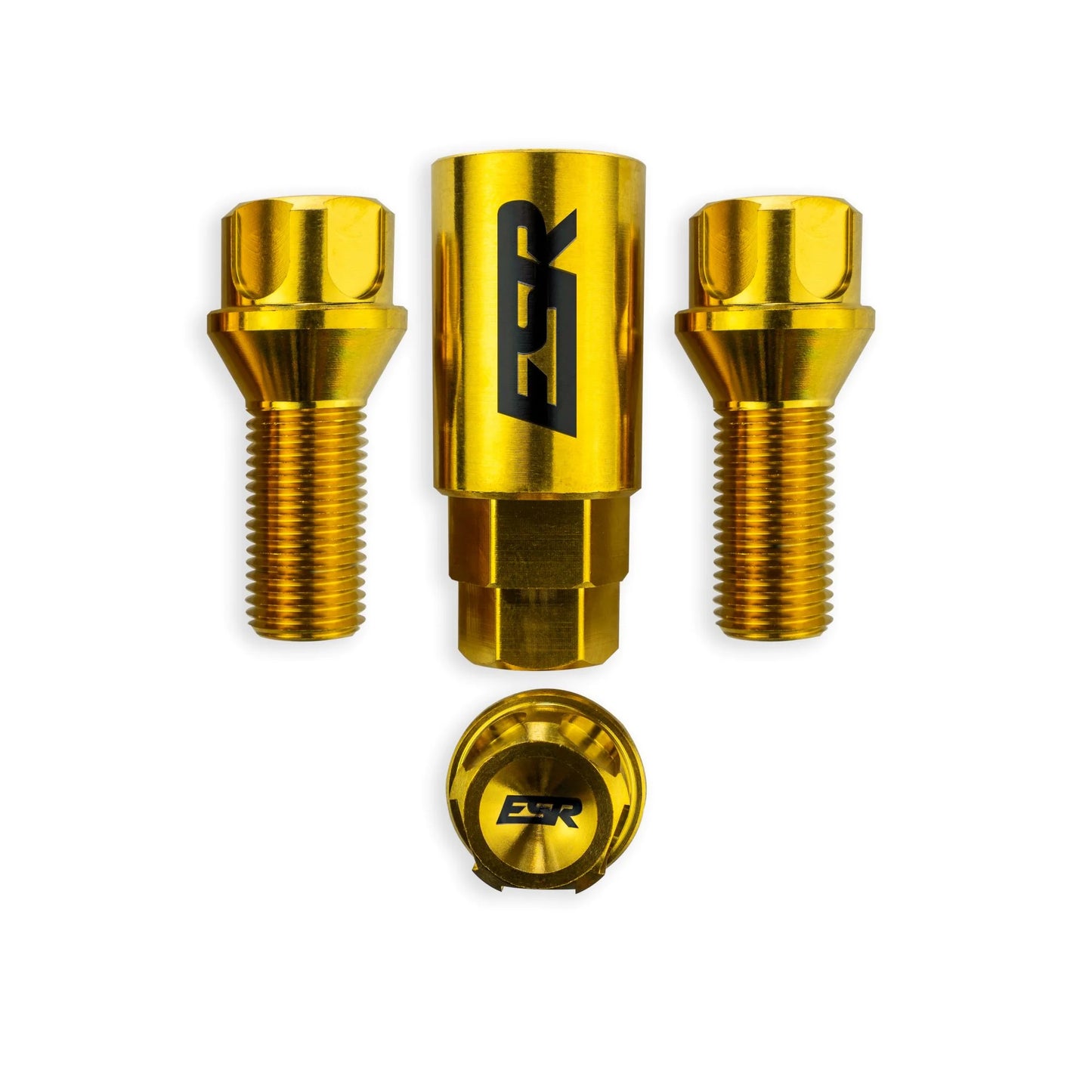 ESR COLD FORGED TITANIUM LUG BOLTS - CONICAL SEAT