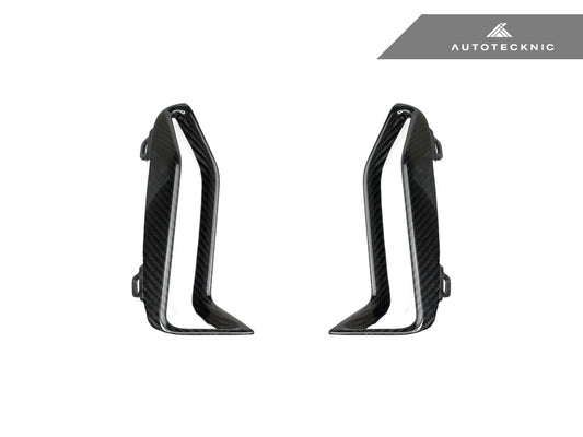 AutoTecknic Dry Carbon Front Bumper Grille Trim Set - G20 M340i M-Sport Pre-LCI - Graveyard Performance