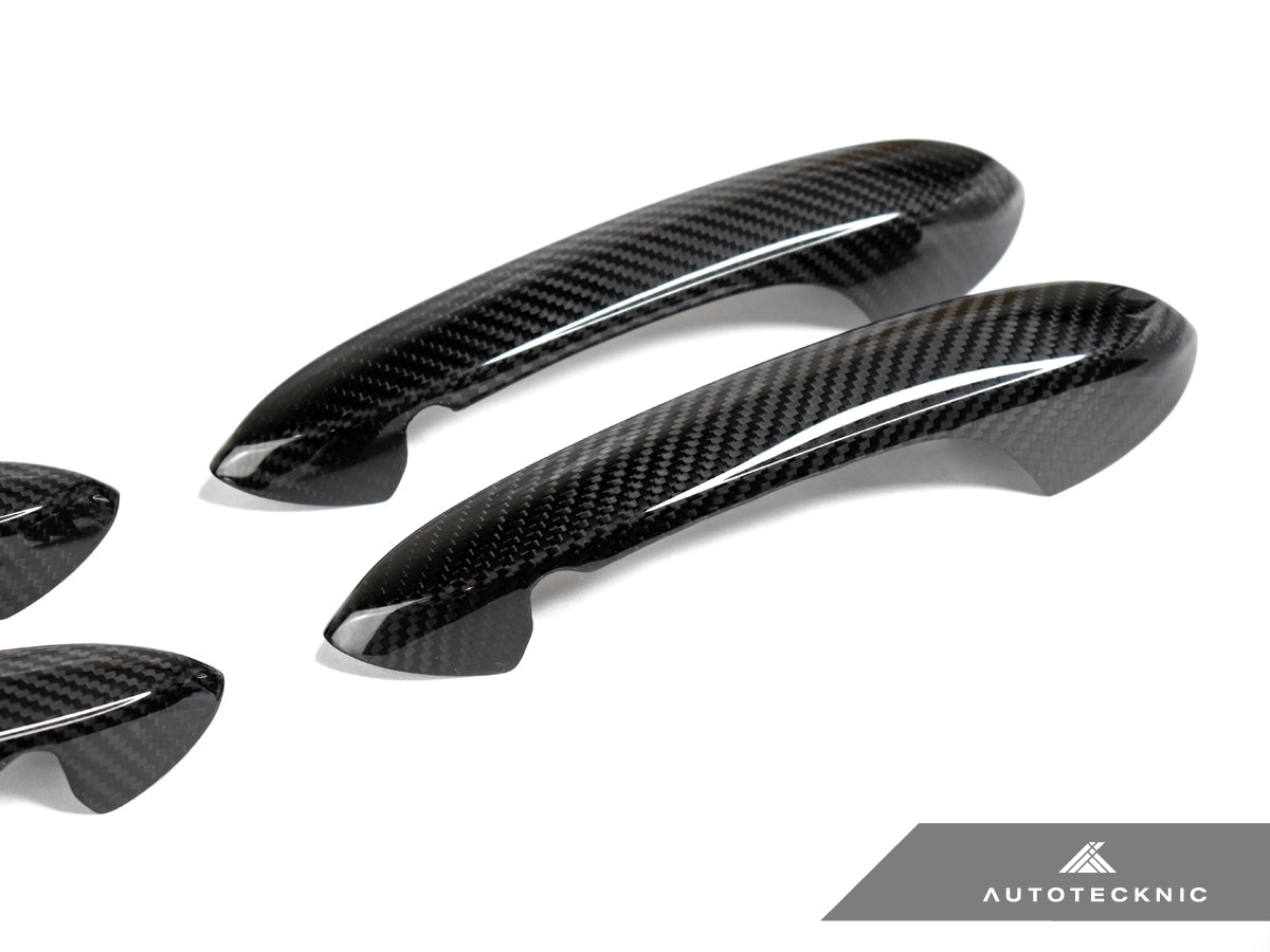AutoTecknic Dry Carbon Door Handle Trim Set - F95 X5M | F96 X6M - Graveyard Performance