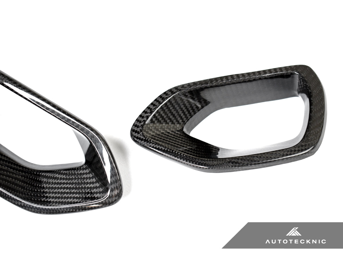 AutoTecknic Dry Carbon Grille Snorkel Set - Dodge Charger SRT Scat Pack 2015-2021 - Graveyard Performance
