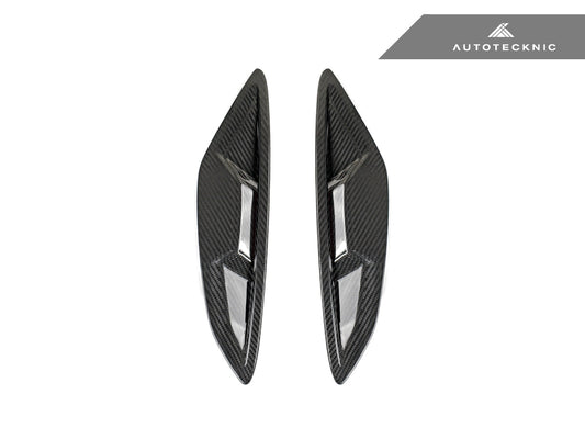 AutoTecknic Dry Carbon Fiber Fender Trim Set - G14/ G15/ G16 8-Series - Graveyard Performance
