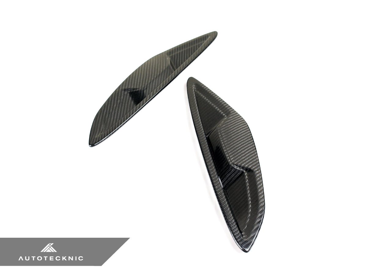 AutoTecknic Dry Carbon Fiber Fender Trim Set - G14/ G15/ G16 8-Series - Graveyard Performance