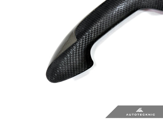 AutoTecknic Dry Carbon Fiber Door Handle Trims - Mercedes-Benz W205 | W213 | W222 - Graveyard Performance