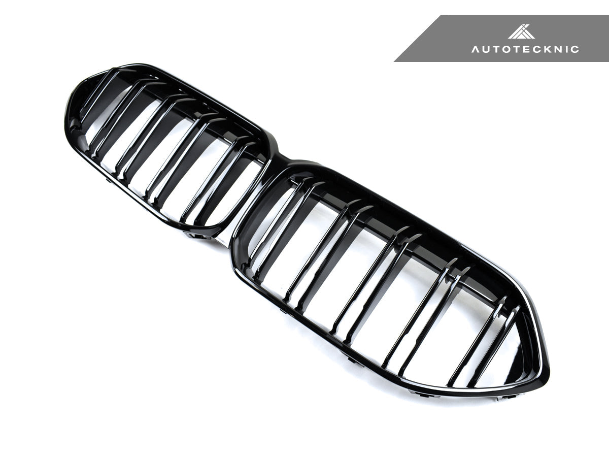 AutoTecknic Dual-Slats Gloss Black Front Grille - F44 2-Series Gran Coupe - Graveyard Performance