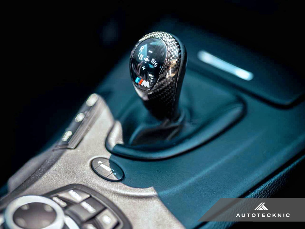 AutoTecknic Carbon Fiber Gear Selector Cover - E9X M3 - Graveyard Performance