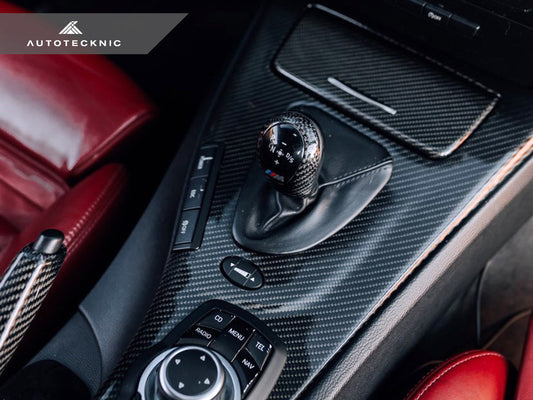 AutoTecknic Carbon Fiber Gear Selector Cover - E9X M3 - Graveyard Performance