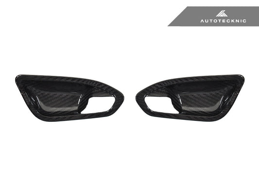AutoTecknic Dry Carbon Interior Door Handle Trim Set - F87 M2 | F22 2-Series | F20 1-Series - Graveyard Performance