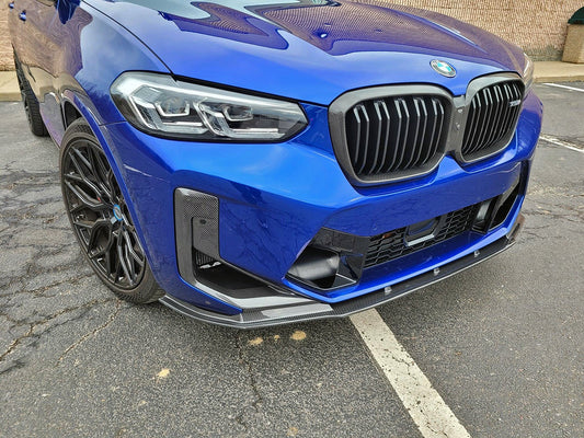 AutoTecknic Replacement Dry Carbon Grille Surround - F97 X3M LCI | F98 X4M LCI - Graveyard Performance