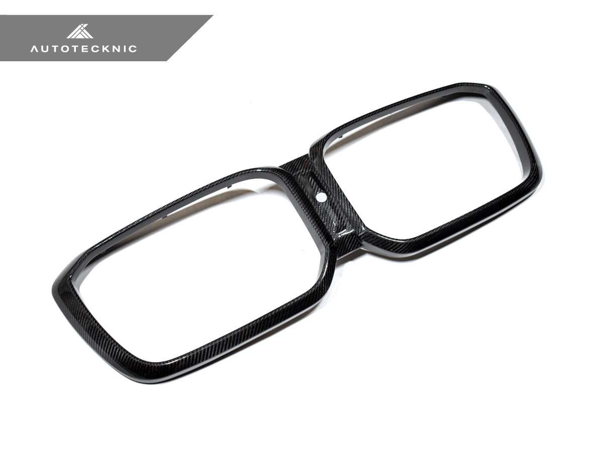AutoTecknic Replacement Dry Carbon Grille Surround - F97 X3M LCI | F98 X4M LCI - Graveyard Performance