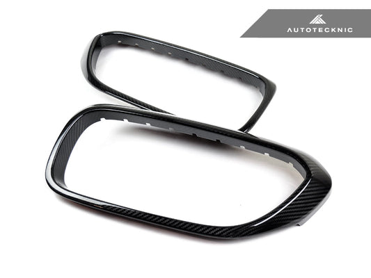 AutoTecknic Dry Carbon Fiber Front Grille Covers - G30 5-Series - Graveyard Performance