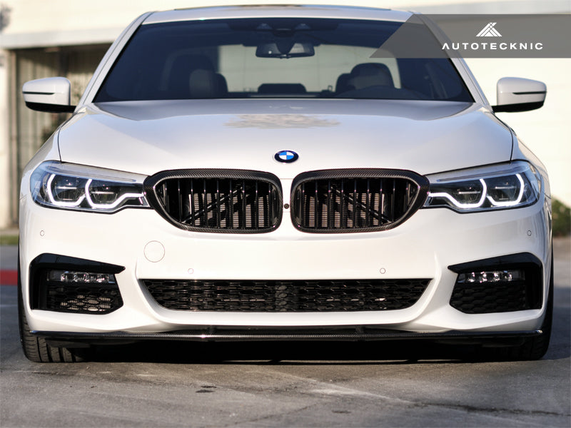 AutoTecknic Dry Carbon Fiber Front Grille Covers - G30 5-Series - Graveyard Performance