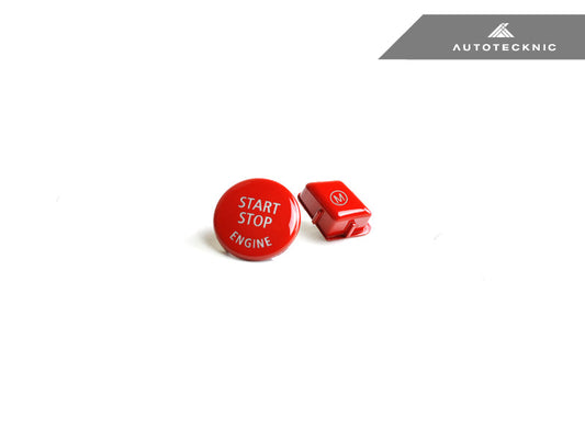 AutoTecknic Bright Red M Button - E82 1M - Graveyard Performance