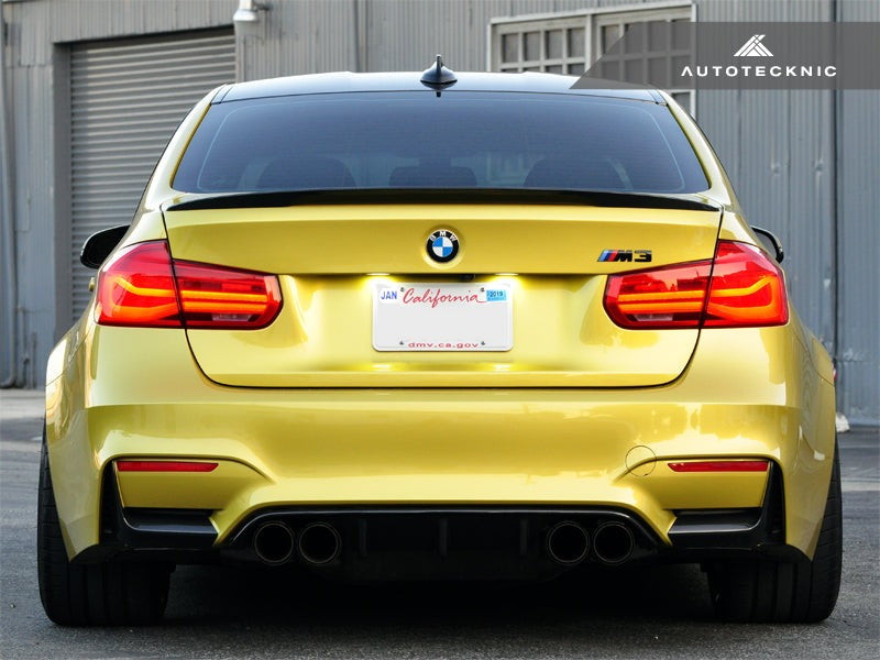 AutoTecknic Carbon Fiber Rear Bumper Trim - F80 M3 | F82/ F83 M4 - Graveyard Performance