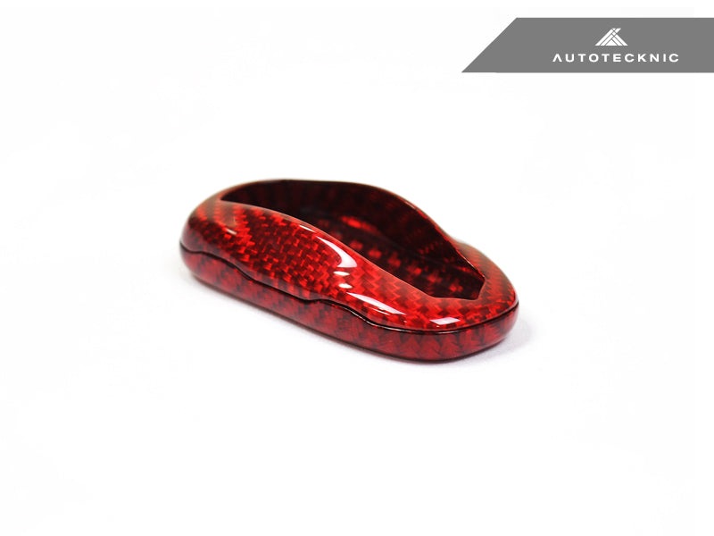 AutoTecknic Red Carbon Remote Key Case - Tesla Model S - Graveyard Performance