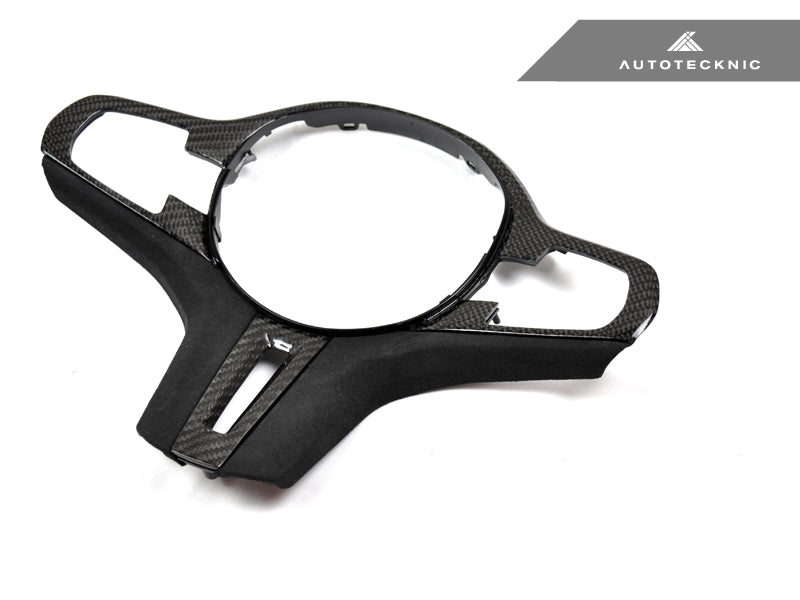 AutoTecknic Carbon Alcantara Steering Wheel Trim - G30 5-Series | G32 6-Series GT