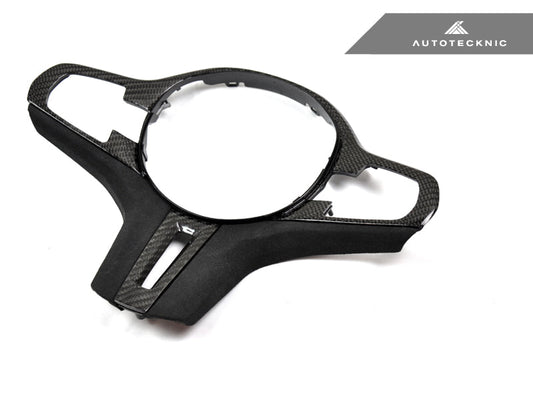 AutoTecknic Carbon Alcantara Steering Wheel Trim - F97 X3M | F98 X4M