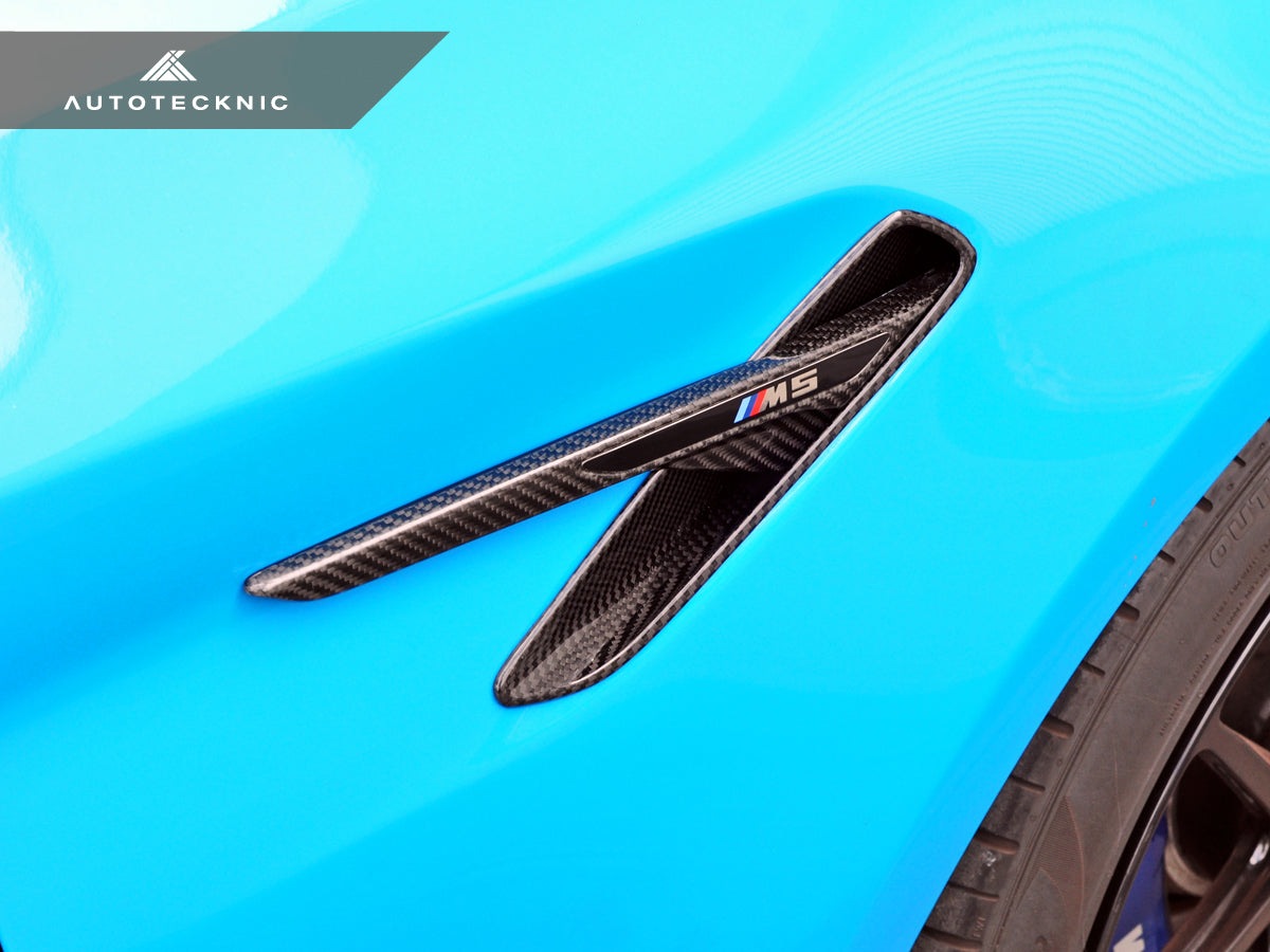 AutoTecknic Dry Carbon Fiber Fender Pocket Set - F90 M5 | M5 Competition - Graveyard Performance