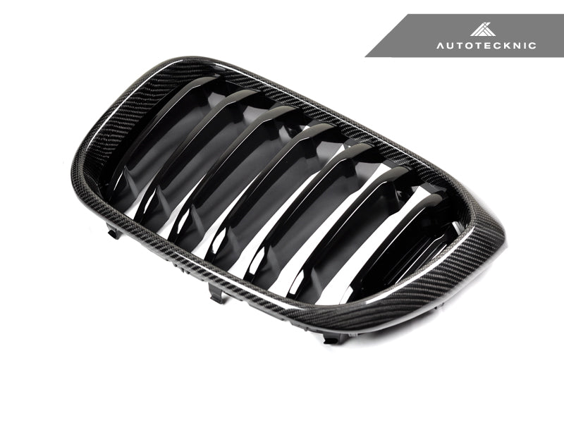 AutoTecknic Replacement Carbon Fiber Front Grille Set - G01 X3 | G02 X4 Pre-LCI - Graveyard Performance