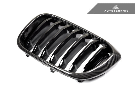 AutoTecknic Replacement Carbon Fiber Front Grille Set - G01 X3 | G02 X4 Pre-LCI - Graveyard Performance