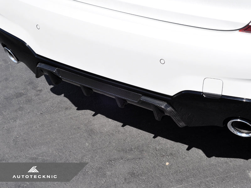 AutoTecknic Dry Carbon Extended-Fin Competition Rear Diffuser - G20 3-Series