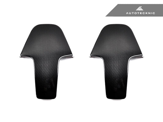 AutoTecknic Dry Carbon Seat Back Cover Set - F97 X3M | F98 X4M - Graveyard Performance