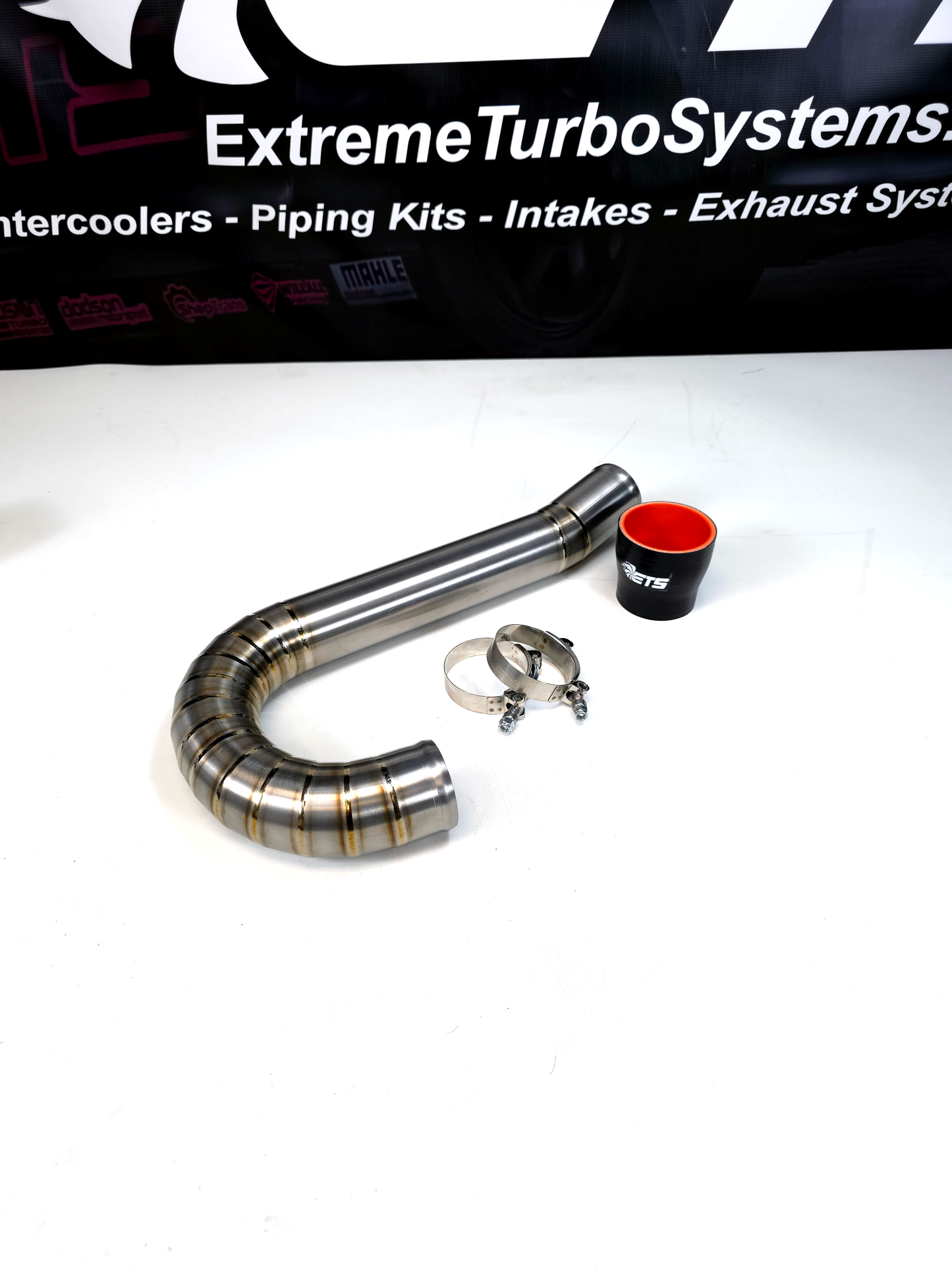 ETS 03-06 Mitsubishi Evo 8/9 Titanium LP2 Lower Intercooler Piping Kit - Graveyard Performance