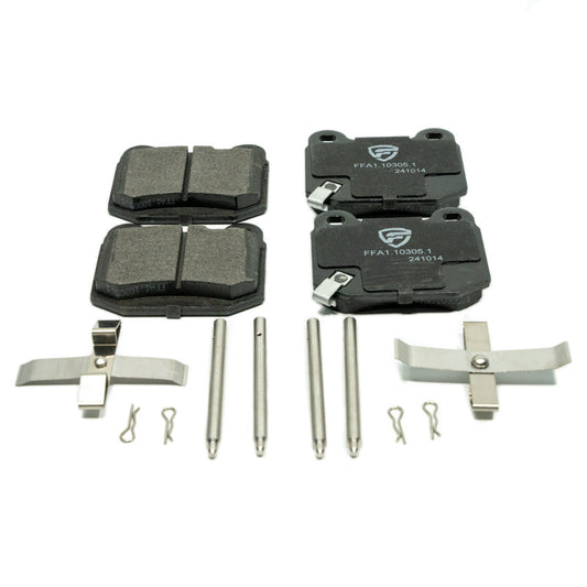 FactionFab V2 Brake Pads - 2004-17 Subaru STI - Rear - Graveyard Performance