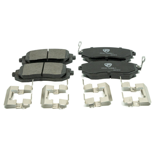 FactionFab V2 Brake Pads - 2003-05 / 2008-10 Subaru WRX- Front - Graveyard Performance