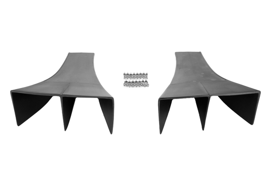 Stillen Ford GT Rear Diffuser Matte Black For 05-06 Ford GT