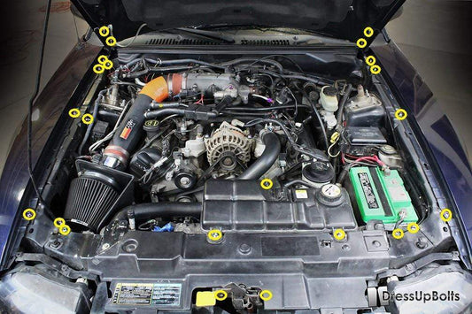 Ford Mustang (1999-2004) Titanium Engine Bay Kit - Graveyard Performance