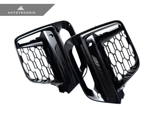 AutoTecknic Gloss Black Lower Grille Trim Set - G01 X3 | G02 X4 M40I Pre-LCI - Graveyard Performance