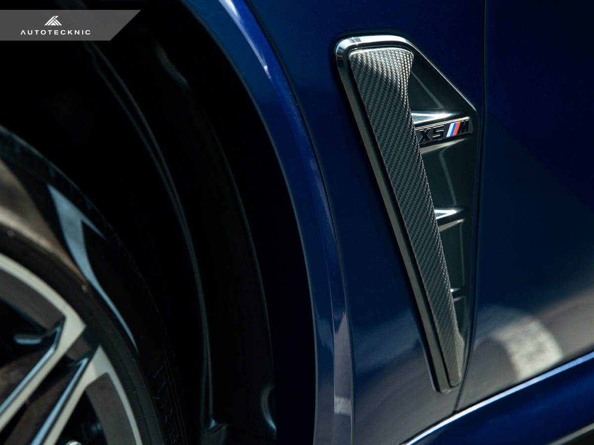 AutoTecknic Dry Carbon Fiber Side Vent Set - F95 X5M