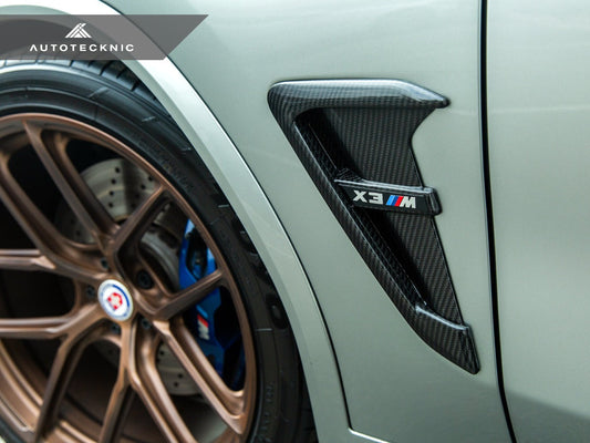 AutoTecknic Dry Carbon Fiber Fender Trim Set - F97 X3M | F98 X4M | G01 X3 | G02 X4 - Graveyard Performance