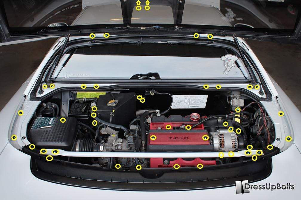 Honda NSX (1990-2005) Titanium Engine Bay Kit - Graveyard Performance