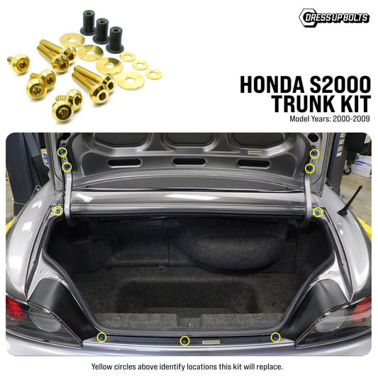 Titanium Hardware Trunk Kit - Honda S2000 (2000-2009)