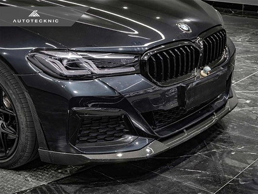 AutoTecknic Dry Carbon Competition Front Aero Lip - G30 5-Series M-Sport LCI - Graveyard Performance