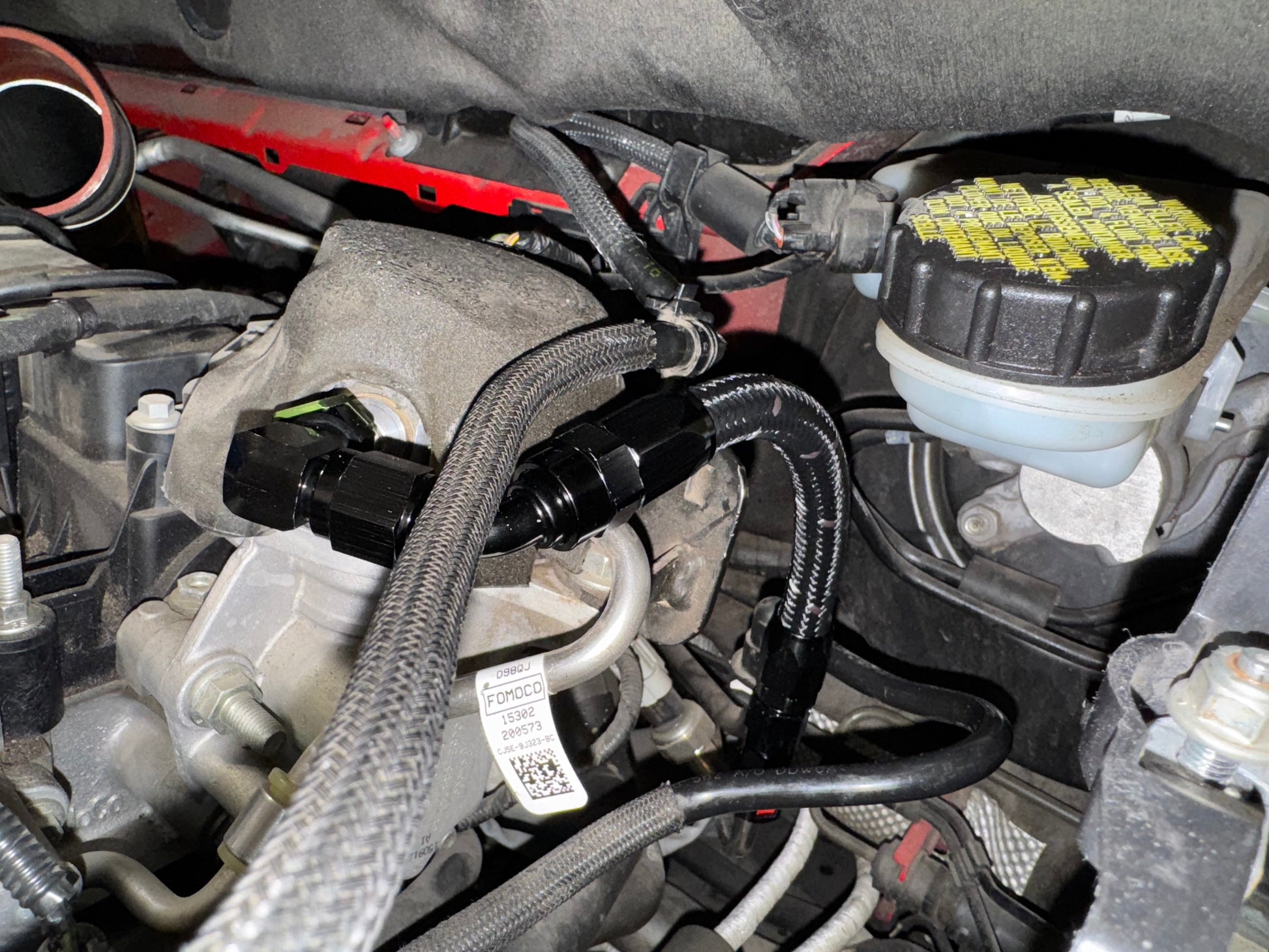 Focus ST Low Pressure Fuel Line Upgrade available at Damond Motorsports