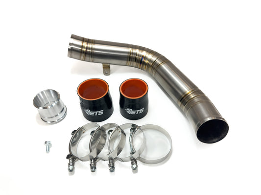 ETS '22+ Subaru WRX Titanium Top Mount Charge Pipe - Graveyard Performance