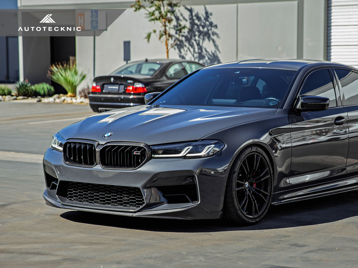 AutoTecknic Replacement Dry Carbon Grille Surround - F90 M5 LCI - Graveyard Performance