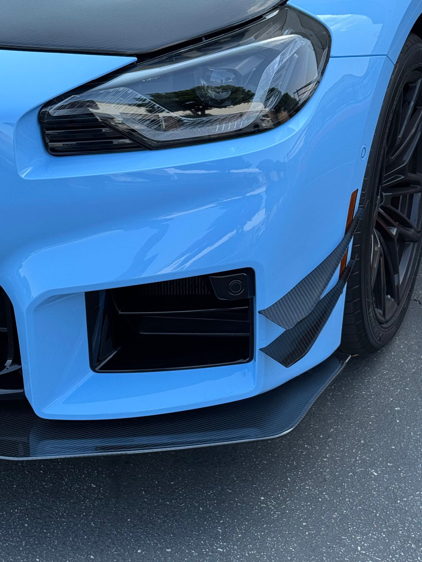 BMW G87 M2 Carbon Fiber Front Bumper Canards 2023-UP