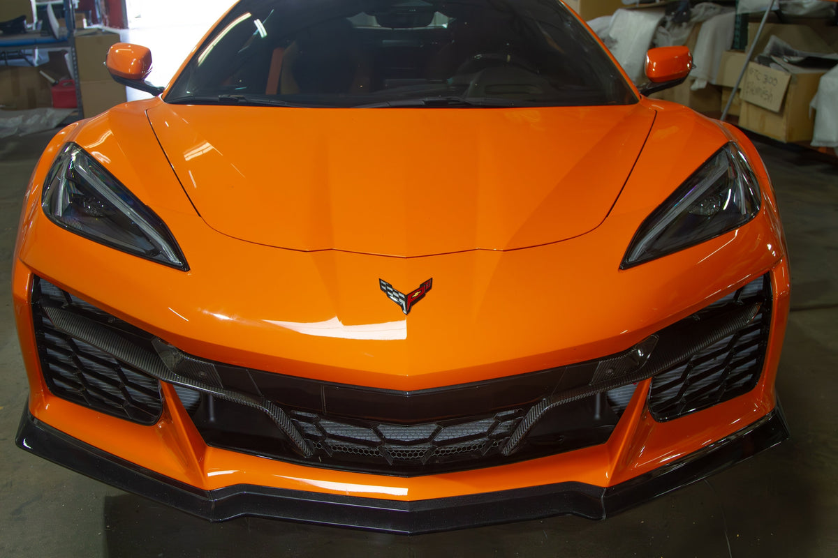APR Performance Chevrolet Corvette C8 Z06 Carbon Fiber Front Bumper Grille Inserts